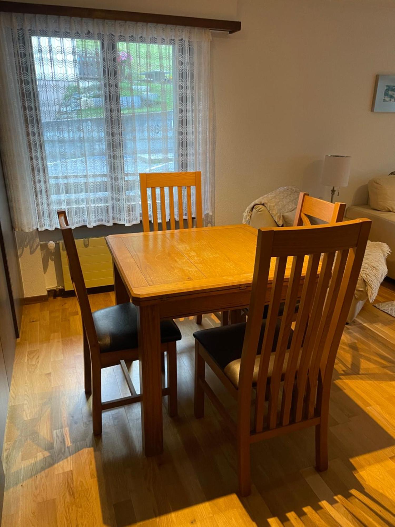 Modern Taesch Apartment With Free Parking Exterior photo